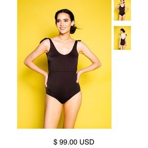 Kortni Jeane swimsuit high waist one piece